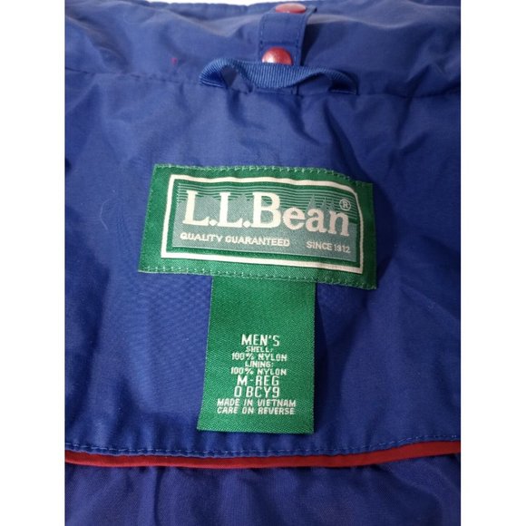 L L Bean Men’s jacket/ Windbreaker 0BCY9 Sz Medium Reg - Picture 3 of 8